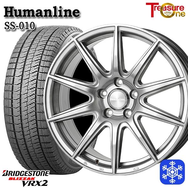 225/45R18インチ ブリヂストン ブリザック VRX2 5H114.3+42 スタッドレスタイ...