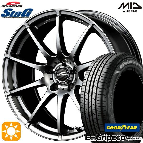 サマータイヤ ホイール4本セット 185/65R15インチ 5H100 MID シュナイダー スタッ...