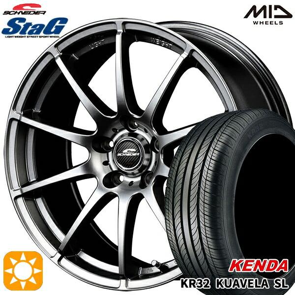 5月1日+5倍 サマータイヤ ホイール4本セット 215/60R17インチ 5H100 MID シュ...