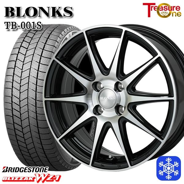 165/65R15インチ ブリヂストン ブリザック WZ-1 WZ1 4H100 スタッドレスタイヤ...
