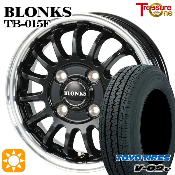 サマータイヤ ホイールセット 145/80R12インチ 80/78N 4H100 ブロンクス TB0...
