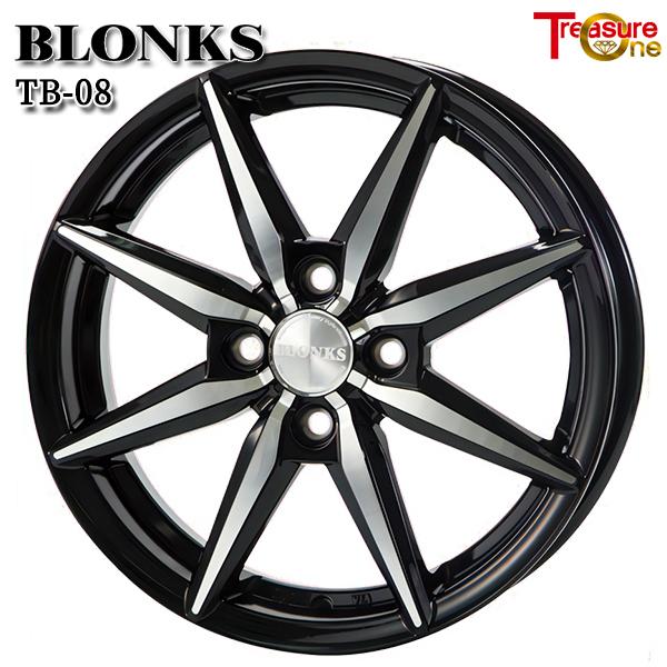 13インチ 4.0J 4H100 +43 アルミホイール単品 1本 トレジャーワン ブロンクス TB...