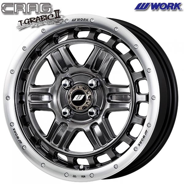 サマータイヤ ホイール4本セット 165/65R15インチ 4H100 WORK CRAG ティーグ...