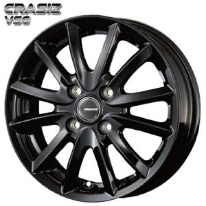 25〜26日+5倍 サマータイヤ ホイール4本セット 155/65R14インチ 4H100 KOSEI クレイシズ VS6 ブラック ブリヂストン レグノ GR レジェーラ