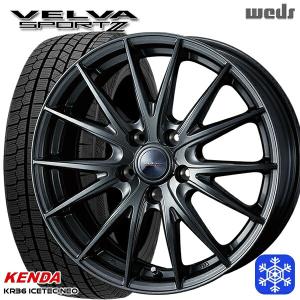 5月3日+5倍 205/55R16インチ ケンダ KENDA KR36 5H100 スタッドレスタイヤホイール4本セット Weds ヴェルヴァ スポルト2｜mauto