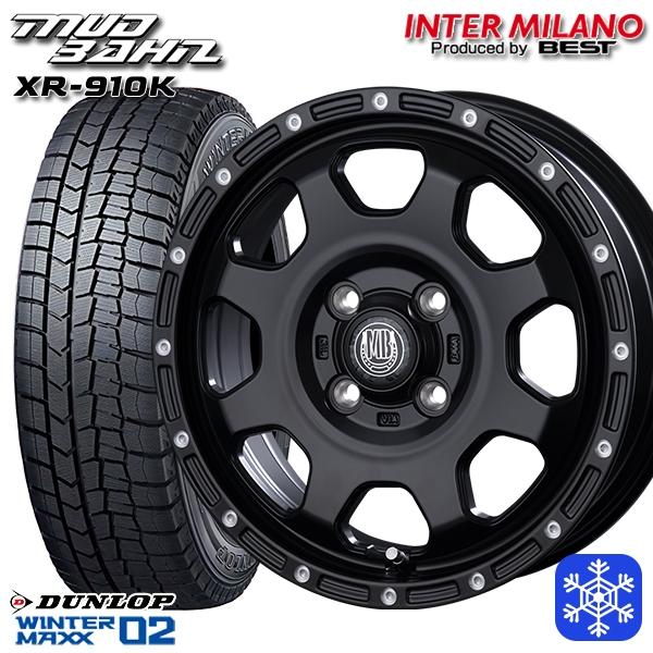 5月12日+5倍 155/65R14インチ ダンロップ ウィンターマックス WM02 4H100 ス...