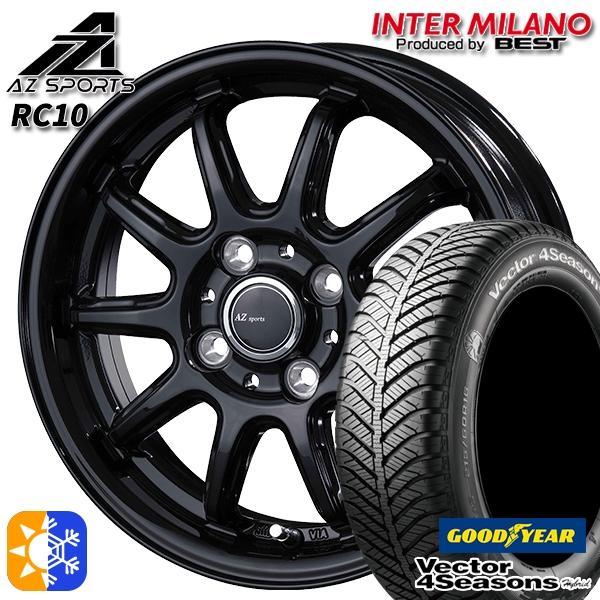 オールシーズンタイヤ ホイール4本セット 165/60R15インチ 4H100 AZ-Sports ...