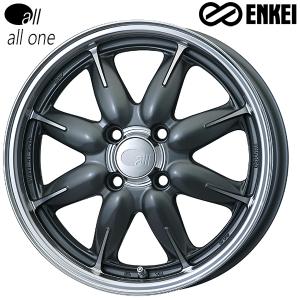 260415-01 ENKEI 14inch アルミホイール４本セット ENKEI（エンケイ） all one オール ワン 14インチ 5.0J 4H100 +45