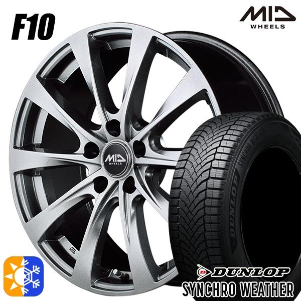 オールシーズンタイヤ ホイール4本セット 205/50R17インチ 5H100 MID ユーロスピー...