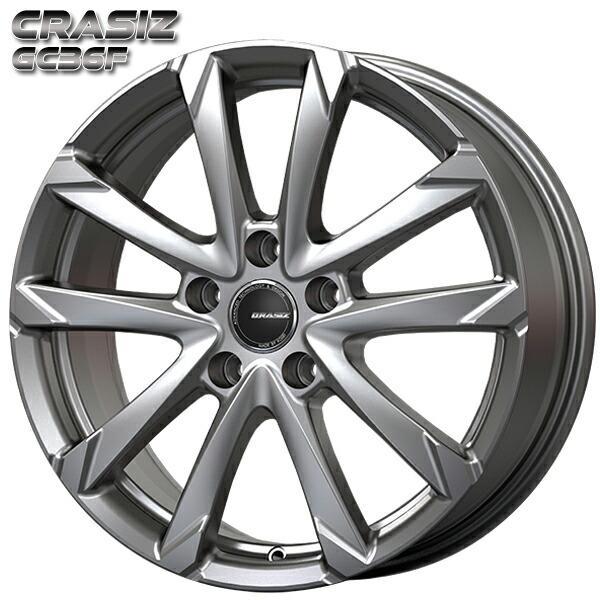 KOSEI コーセイ クレイシズ GC36F 17インチ 6.0J 5H100 +40 ブライトシル...