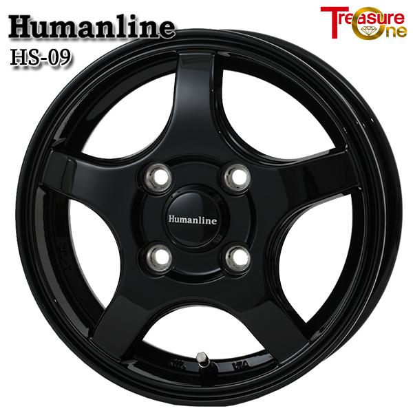 エブリィ等 トレジャーワン ヒューマンライン HS09 12インチ 3.5J 4H100 +42 ブ...