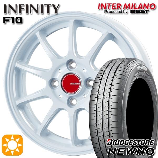 サマータイヤ ホイール4本セット 165/60R14インチ 4H100 インフィニティ F10 ホワ...