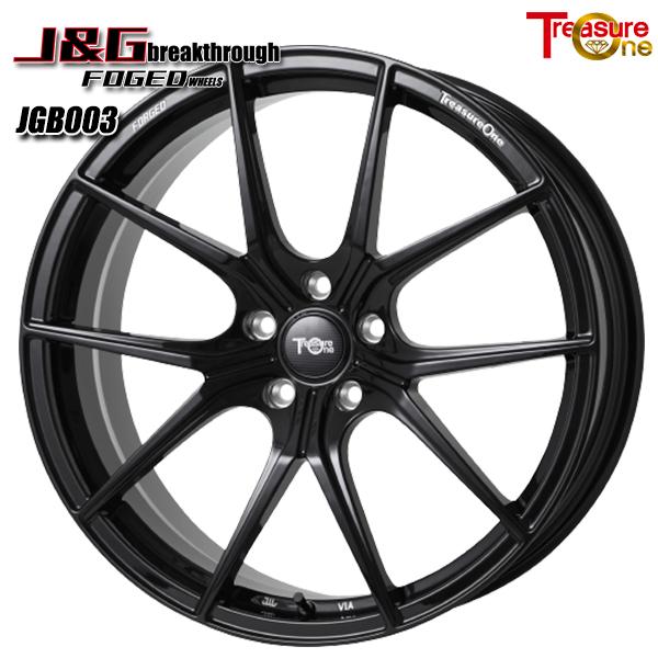 鍛造 トレジャーワン J&amp;G ブレイクスルー JGB003 19インチ 8.5J 5H114.3 ブ...