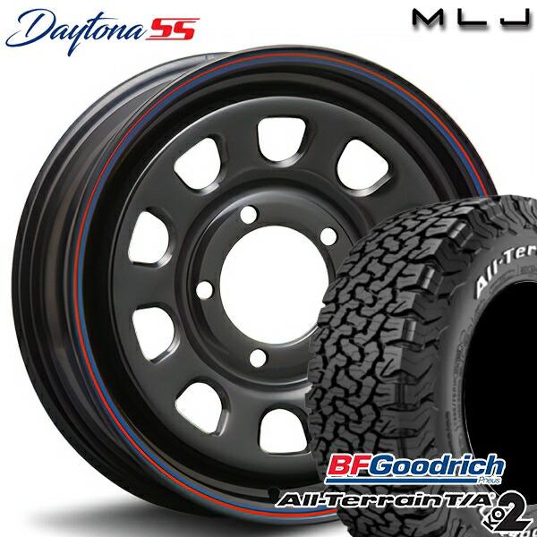 サマータイヤ ホイール 5本セット 215/70R16インチ 5H139 MLJ デイトナSS ブラ...