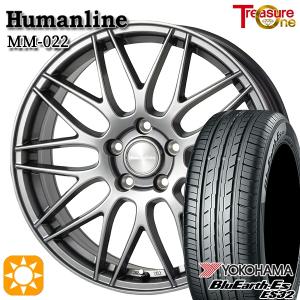 サマータイヤ ホイール4本セット 205/60R16インチ 5H100 ヒューマンライン MM022 DG ヨコハマ ブルーアース ES32｜mautogallery