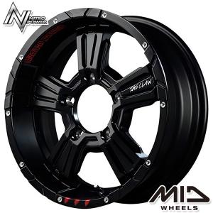 ジムニーシエラ ホイールセット 225/75R16インチ 5H139 MID ナイトロパワー クロスクロウ G-EDI SGB/PD BF グッドリッチ オールテレーン T/A KO2｜mautogallery