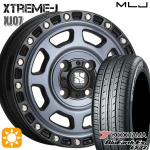 サマータイヤ ホイール4本セット 155/55R14インチ 4H100 MLJ エクストリームJ XJ07 GB/MI ヨコハマ ブルーアース ES32