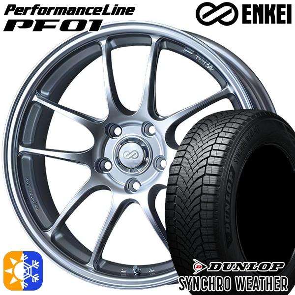 オールシーズンタイヤ ホイール4本セット 215/50R18インチ 5H114 ENKEI エンケイ...