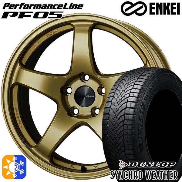 オールシーズンタイヤ ホイール4本セット 215/50R18インチ 5H114 ENKEI エンケイ...