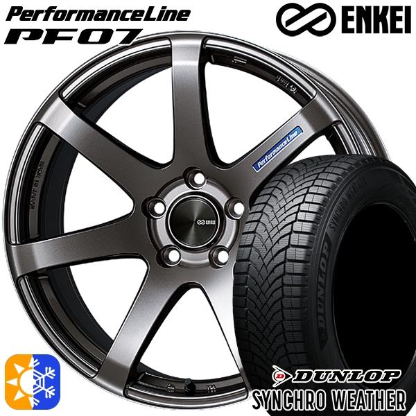 オールシーズンタイヤ ホイール4本セット 215/50R18インチ 5H114 ENKEI エンケイ...