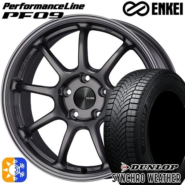 オールシーズンタイヤ ホイール4本セット 205/50R17インチ 5H100 ENKEI エンケイ...