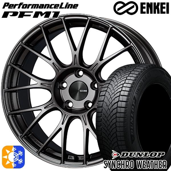 オールシーズンタイヤ ホイール4本セット 215/50R17インチ 5H100 ENKEI エンケイ...