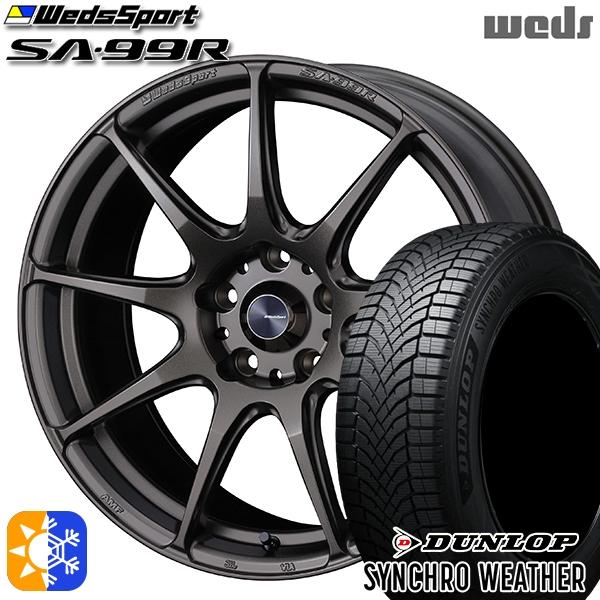 オールシーズンタイヤ ホイール4本セット 215/50R17インチ 5H100 ウェッズスポーツ S...