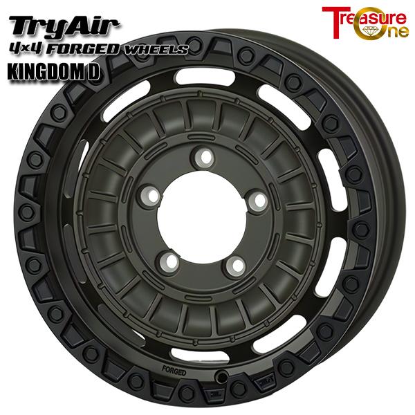 鍛造 トレジャーワン TryAir トライエアー キングダムD 4X4 16インチ 6.0J 5H1...