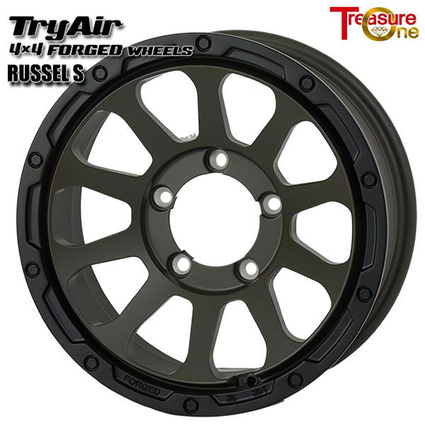 鍛造 トレジャーワン TryAir トライエアー ラッセルS 4X4 16インチ 5.5J 5H13...