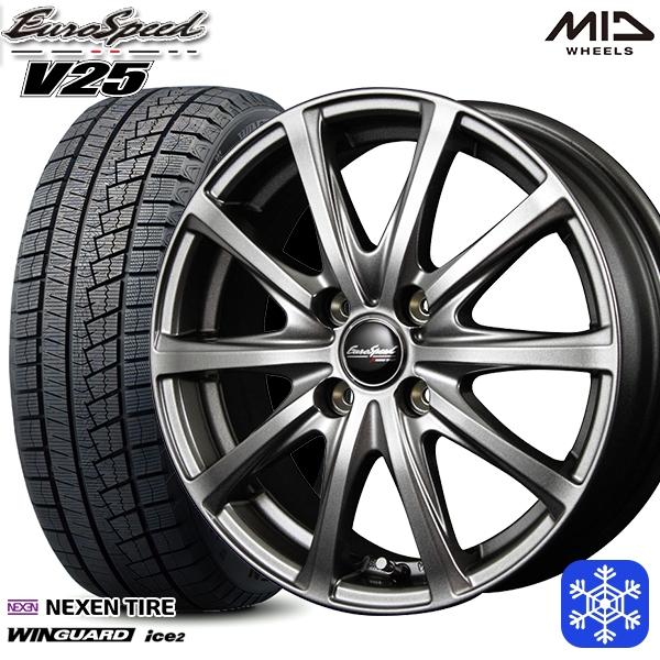 165/70R14インチ NEXEN WINGUARD ice2 5.5J 4H100 スタッドレス...