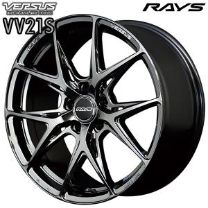 たっちゃん　美品　レイズ　Rays VERSUS VV21S 19インチ RAYS RAYS VERSUS VV21S 19x8.5J 5/108 +45 APJ マットスーパーダーク