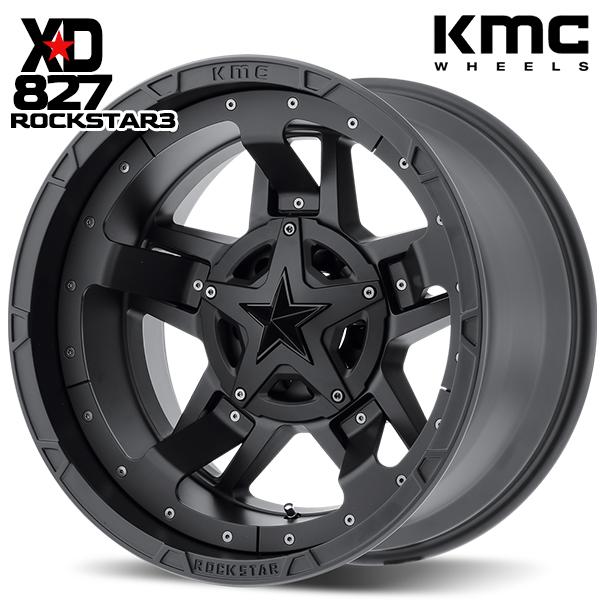 18インチ 9.0J 6H135/139.7 +0 KMC XD827 ROCKSTAR III /...