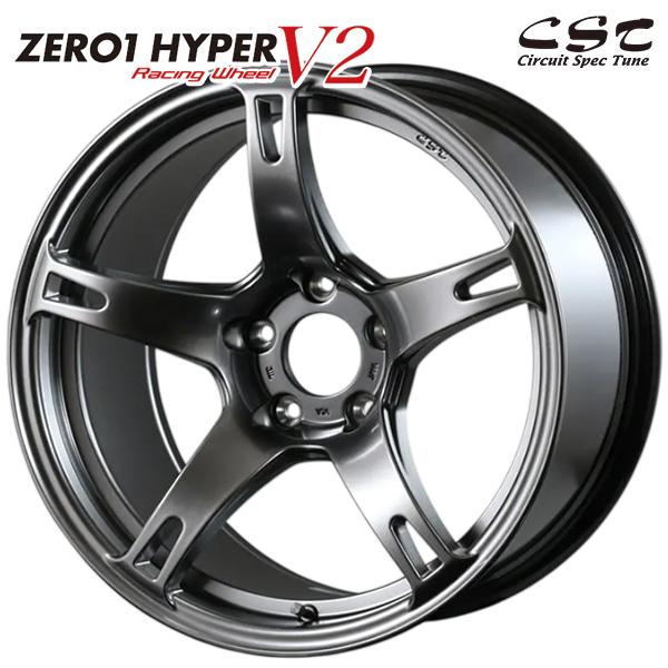 CST ゼロワンハイパーV2 MS 17インチ 9.5J 5H114.3 +12 アルミホイール単品...