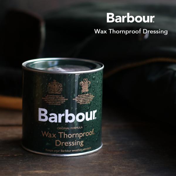 Barbour バブアー ソーンプルーフドレッシング メンテナンス リプルーフ ワックス 缶 オイル...