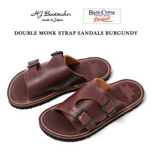 HORSEMAN JOE LEATHERS BIG DAY ホースマンジョー × ビッグデイ DOUBLE MONK STRAP SANDALS ダブルモンクストラップサンダル BURGUNDY