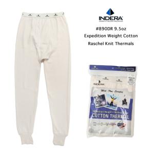 【メール便配送】INDERA MILLS インデラミルズ サーマルパンツ #890DR 9.5oz Expedition Weight Cotton Raschel Knit Thermal Pant｜mavazishopping