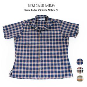 INDIVIDUALIZED SHIRTS オープンカラーリネン半袖シャツ インディ