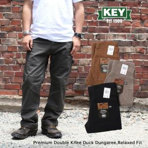 80’s後半　KEY USA ダブルニーダックパンツ　ダック地 KEY 裾上げ無料 KEY INDUSTRIES,INC. ダブルニーダックパンツ 453 キー