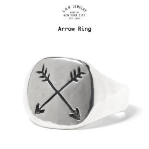 LHN Jewelry エルエイチエヌジュエリー Arrow Ring ピンキーリング 9号 US5 Handmade In Brooklyn シルバーリング｜mavazishopping
