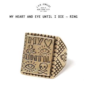 【メール便配送】LHN Jewelry (エルエッチエヌ ジュエリー) MY HEART AND EYE UNTIL I DIE ~ RING リング｜mavazishopping