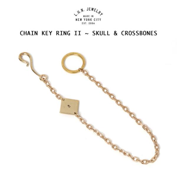 【メール便配送】LHN Jewelry エルエッチエヌ ジュエリー CHAIN KEY RING I...