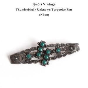 NAVAJO（ナバホ） 1930~50's Vintage Thunderbird Silver Pins
