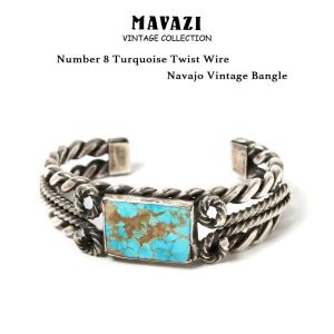 NAVAJO（ナバホ） 1930's Vintage 卍 ＆ Arrow Coin Silver Bangle