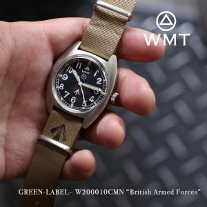 WMT ダブルエムティー WMT WATCHES GREEN-LABEL- W200010CMN “British Armed Forces” ウォッチ 時計 腕時計 イギリス軍 ミリタリー｜mavazishopping