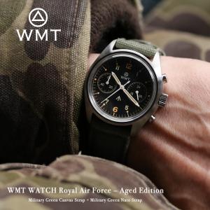 WMT ダブルエムティー WMT WATCH Royal Air Force - Aged Edition / ( Military Green Canvas Strap + Military Green Nato Strap ) ウォッチ 時計 腕時計｜mavazishopping