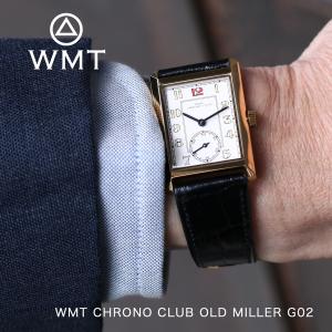 WMT ダブルエムティー WMT CHRONO CLUB OLD MILLER G02 WMTクロノクラブ WCNC オールドミラー マルチカラー 長方形ケース ウォッチ 時計 腕時計 メンズ腕時計｜mavazishopping