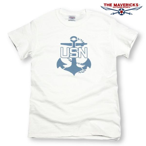 Tシャツ メンズ ミリタリー 米海軍 USN 錨マーク THE MAVERICKS ブランド / ホ...