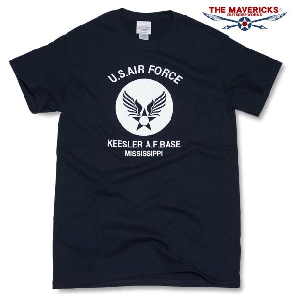 Tシャツ ロゴT US airforce メンズ ミリタリー USAF エアフォース MAVERIC...