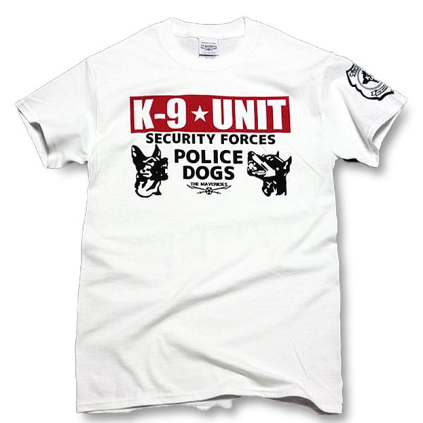 Tシャツ メンズ 半袖 アメカジ ミリタリー K9-UNIT 警察犬部隊 POLICEDOGモデル ...