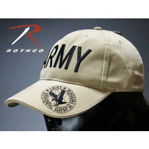 帽子 メンズ ミリタリー キャップ ARMY ロゴ ROTHCO ブランド 米陸軍 ロスコ / ベー...
